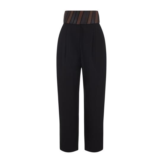 26SS 알라이아 스트레이트 팬츠 AA9P1302T612C 994 EBENE - ALAIA