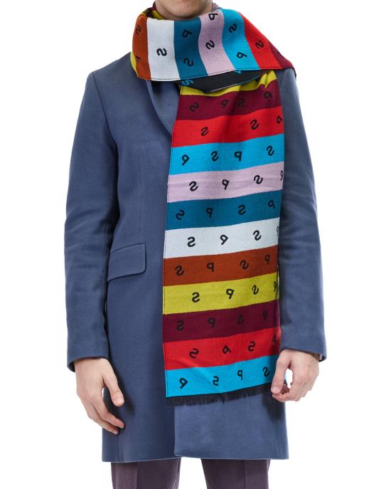 25FW 폴 스미스 머플러/스카프 M1A 150P T674 92 NERO MULTI - PAUL SMITH