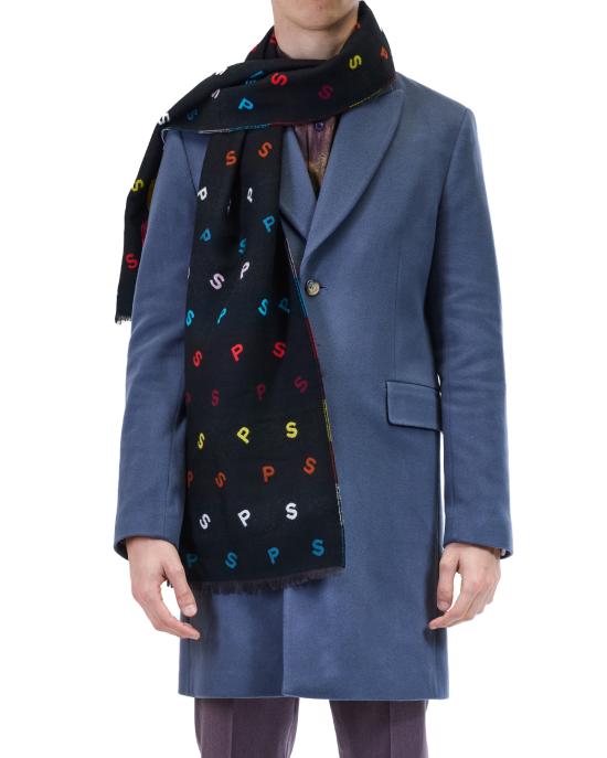 25FW 폴 스미스 머플러/스카프 M1A 150P T674 92 NERO MULTI - PAUL SMITH