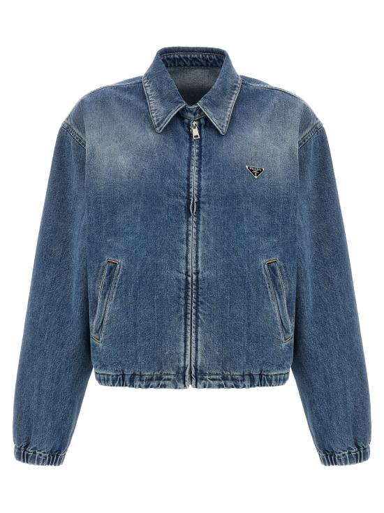 26SS 프라다 데님 자켓 GFB337SOOO16PKF0V3N Light Blue