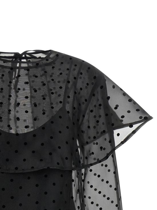 26SS 가니 숏 원피스 A1030179099 Black - GANNI