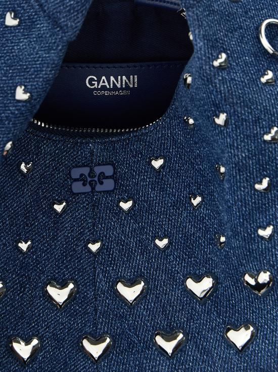 26SS 가니 스터드 미니 호보백 B2070034357 Blue - GANNI