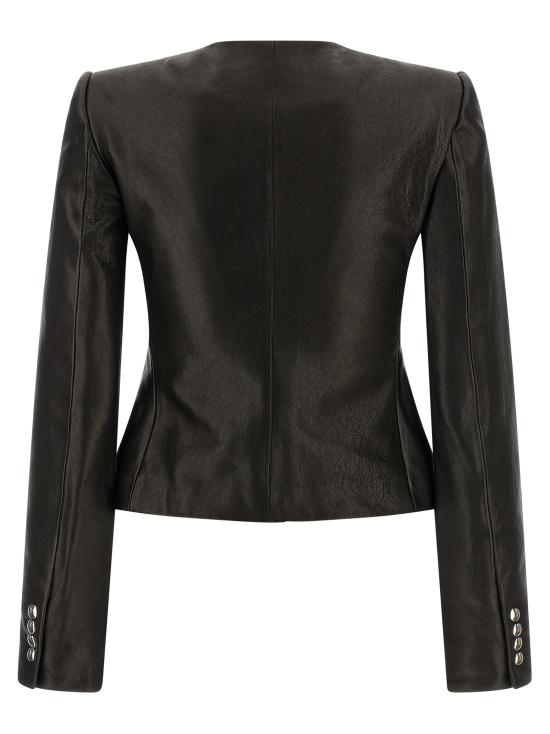 26SS 케이트 가죽 자켓 6215729200 Black - KHAITE