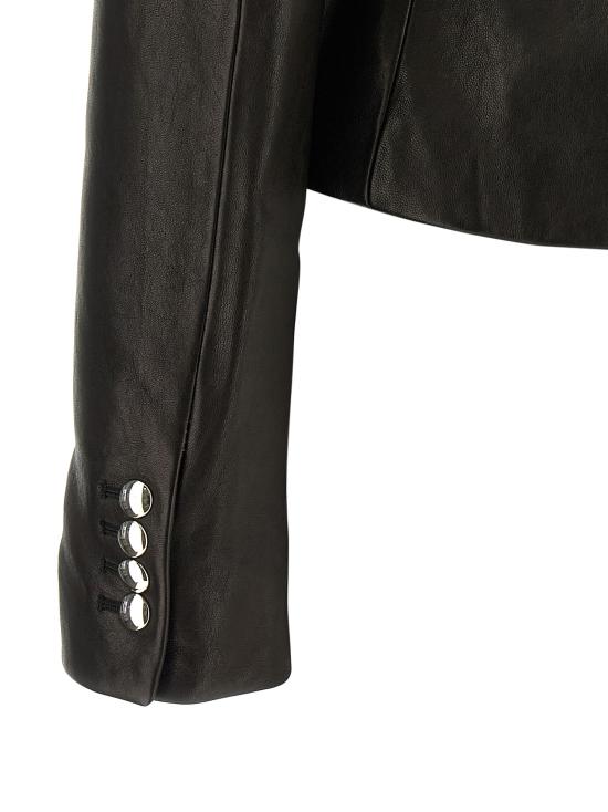 26SS 케이트 가죽 자켓 6215729200 Black - KHAITE