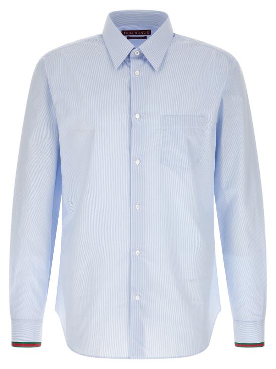 26SS 구찌 긴팔 셔츠 852707ZAS5W4305 Light Blue