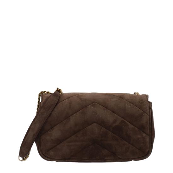  생로랑 루루 미니 스웨이드 8217491U8272358 - SAINT LAURENT