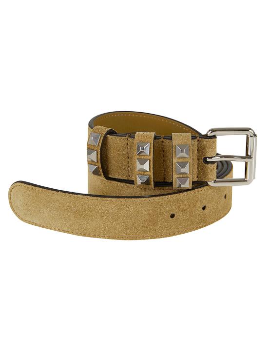 26SS 발렌티노 가라바니 가죽 벨트 YT0SV3 TVQ RDX HAVANA BEIGE