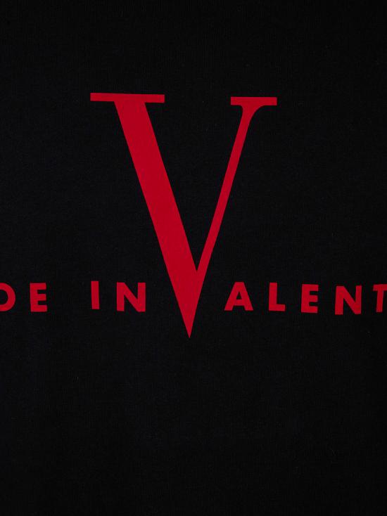 26SS 발렌티노 가라바니 반팔 티셔츠 VMG16P BAQ 0NR NERO ROSSO - VALENTINO GARAVANI