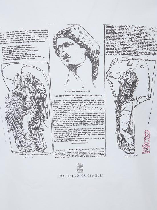 26SS 브루넬로 쿠치넬리 반팔 티셔츠 M0B138517 CFC06 BIANCO OTTICO CORTECCIA PORPORA - BRUNELLO CUCINELLI