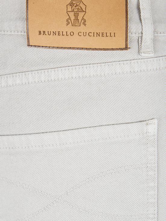 26SS 브루넬로 쿠치넬리 데님 팬츠 M277PX1290 C7500 BROWN FREDDO - BRUNELLO CUCINELLI