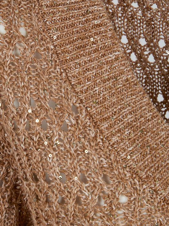 26SS 브루넬로 쿠치넬리 리넨 대즐링 브레이드 스웨터 MCO564702 C8585 BRUCIATO - BRUNELLO CUCINELLI