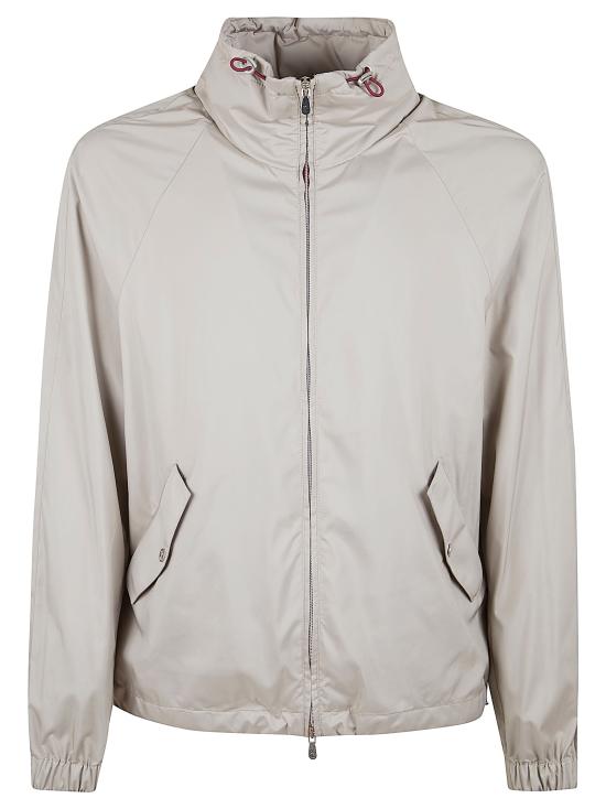 26SS 브루넬로 쿠치넬리 라이트웨이트 후디드 자켓 MV4086542 C1778 BROWN