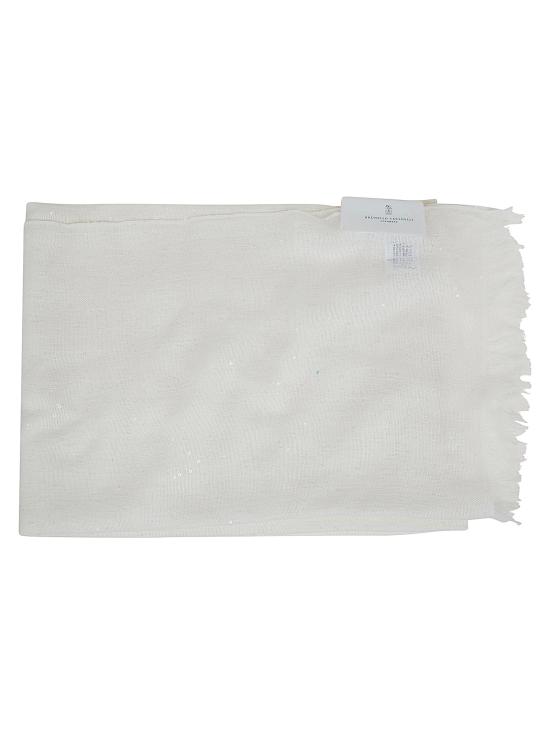 26SS 브루넬로 쿠치넬리 머플러/스카프 MSCDVSW03 C159 BIANCO