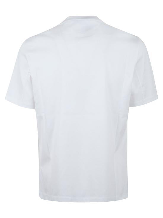 26SS 브루넬로 쿠치넬리 반팔 티셔츠 M0B138520 CFC06 BIANCO OTTICO CORTECCIA PORPORA - BRUNELLO CUCINELLI