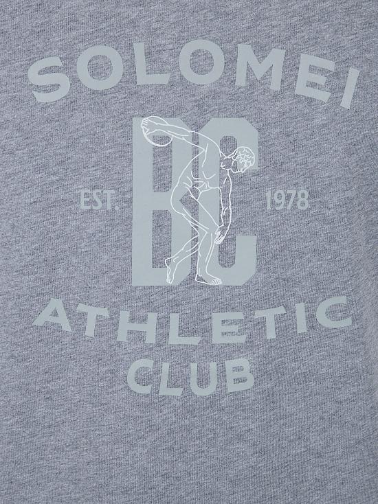 26SS 브루넬로 쿠치넬리 반팔 티셔츠 M0B131001G CIN84 GRIGIO MEDIO GRIGO CHIARO OFFWHITE - BRUNELLO CUCINELLI