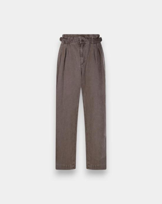 26SS 이자벨마랑 스트레이트 팬츠 PA0660FAD1G04E 50DZ Dark bronze