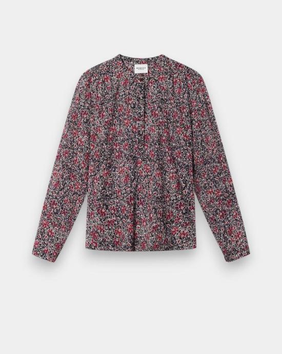 26SS 이자벨마랑 셔츠 HT0029FAD1J14E 86CY Crushed berry