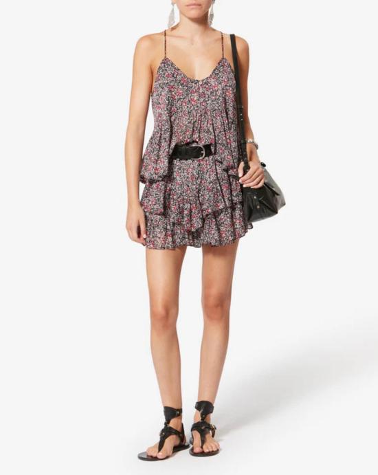 26SS 이자벨마랑 미디 스커트 SH0021FAD1J14E 86CY Crushed berry - ISABEL MARANT