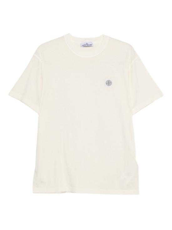 26SS 스톤 아일랜드 반팔 티셔츠 L1S152100026S0057 V0193 White
