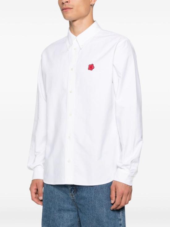 25FW 겐조 보케 플라워 캐주얼 셔츠 FF65CH4109LO01WHITE - KENZO