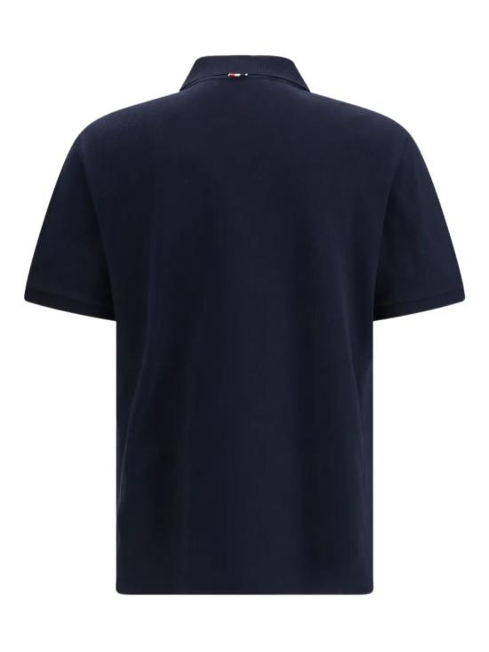 26SS 톰브라운 클래식 피케 4바 숏슬리브 폴로 티셔츠 MJP110P00050 415 NAVY - THOM BROWNE