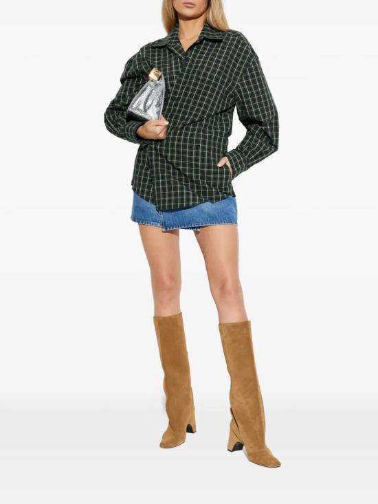 26SS 알렉산더 왕 숏 원피스 1WC1266937 961E GREEN NAVY - ALEXANDER WANG