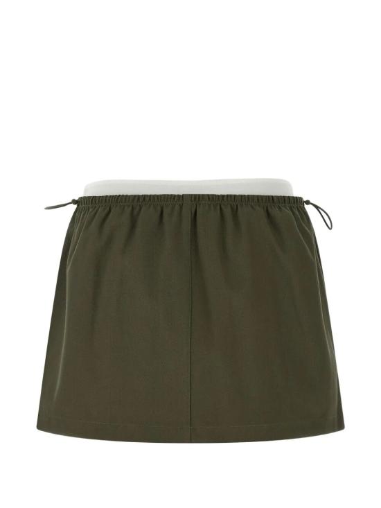 26SS 알렉산더 왕 숏 스커트 1WC1265382 305 ARMY GREEN - ALEXANDER WANG