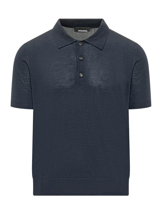 26SS 디스퀘어드2 폴로 티셔츠 S74HA1628D13205 477 NAVY BLUE