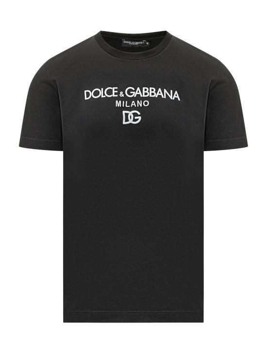 26SS DOLCE & GABBANA ESSENTIAL 반팔 티셔츠 G8PD7ZG7P0H N0000 NERO