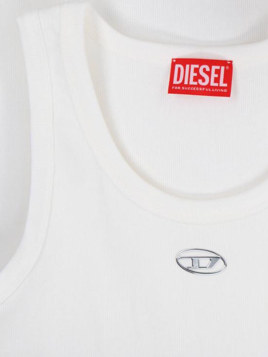 26SS 디젤 긴팔 티셔츠 A19908 0JMBA 141 White - DIESEL