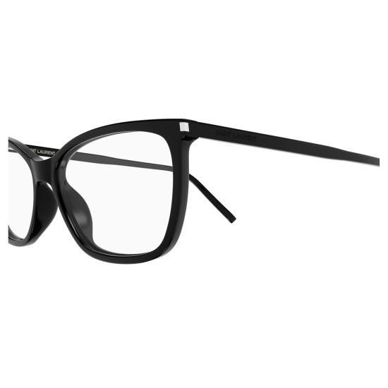 25FW 생로랑 안경 SL 834 001 BLACK BLACK TRANSPARENT