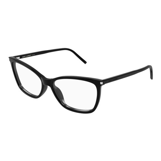 25FW 생로랑 안경 SL 834 001 BLACK BLACK TRANSPARENT - SAINT LAURENT