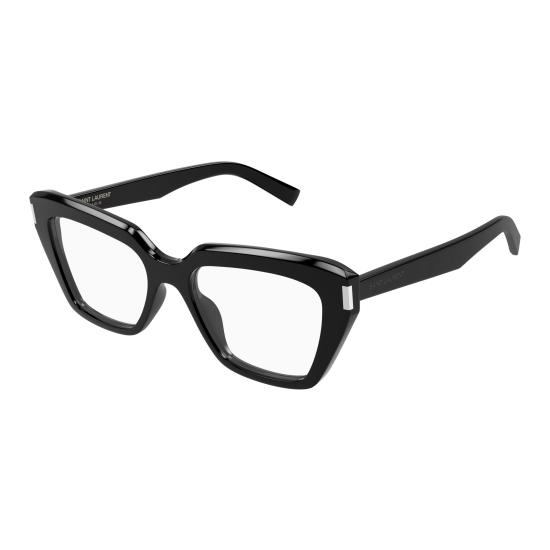 25FW 생로랑 안경 SL 829 001 BLACK BLACK TRANSPARENT - SAINT LAURENT
