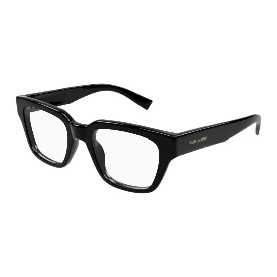 25FW 생로랑 안경 SL 804 001 BLACK BLACK TRANSPARENT - SAINT LAURENT