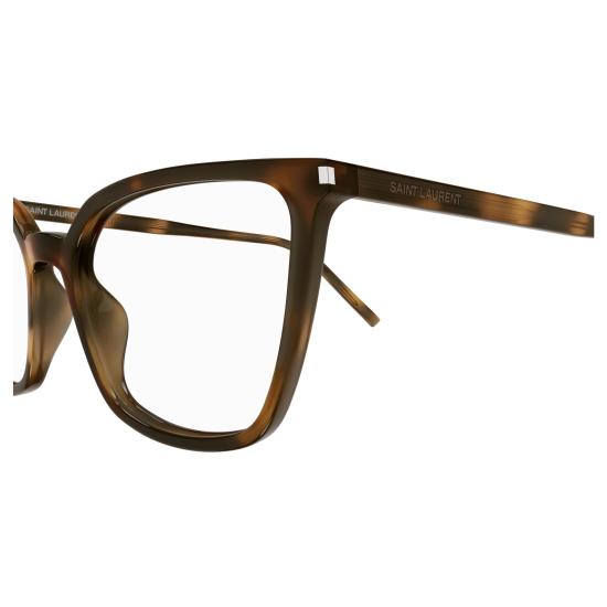 25FW 생로랑 안경 SL 669 003 HAVANA HAVANA TRANSPARENT