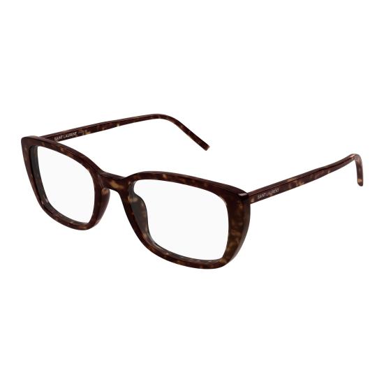 25FW 생로랑 안경 SL 776 002 HAVANA HAVANA TRANSPARENT