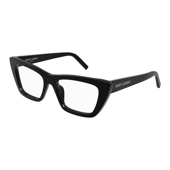 25FW 생로랑 안경 SL 276 MICA OPT 003 BLACK BLACK TRANSPARENT - SAINT LAURENT