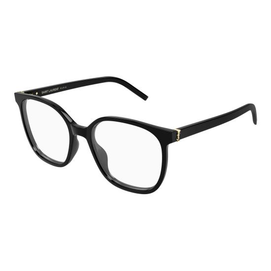 25FW 생로랑 안경 SL M155 001 BLACK BLACK TRANSPARENT - SAINT LAURENT