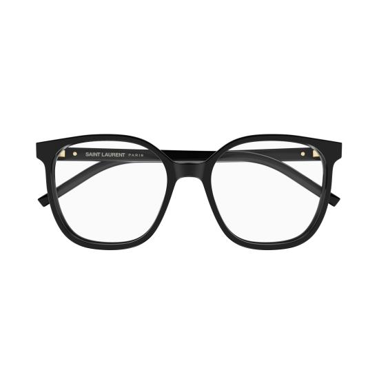 25FW 생로랑 안경 SL M155 001 BLACK BLACK TRANSPARENT