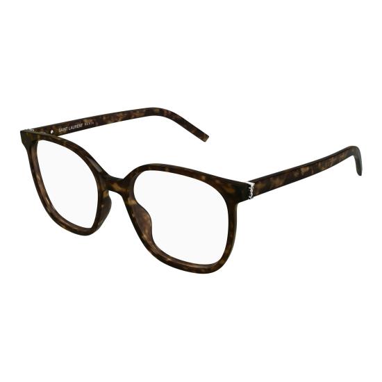 25FW 생로랑 안경 SL M155 002 HAVANA HAVANA TRANSPARENT - SAINT LAURENT