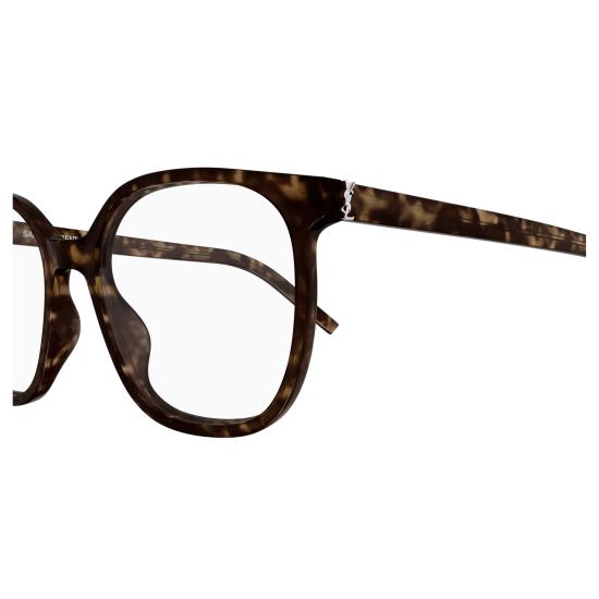 25FW 생로랑 안경 SL M155 002 HAVANA HAVANA TRANSPARENT