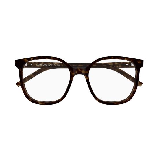 25FW 생로랑 안경 SL M155 002 HAVANA HAVANA TRANSPARENT - SAINT LAURENT