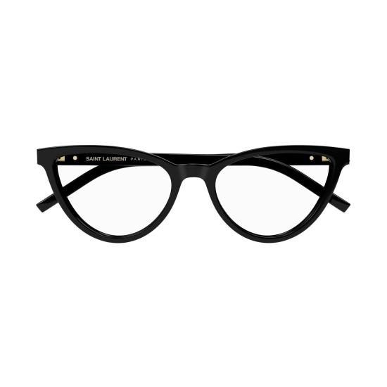 25FW 생로랑 안경 SL M138 001 BLACK BLACK TRANSPARENT - SAINT LAURENT