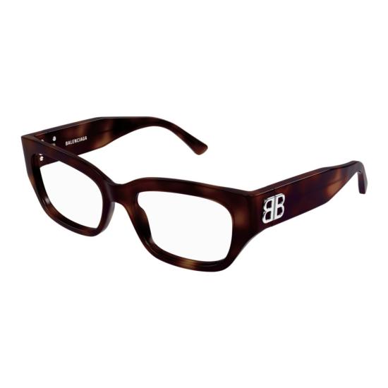  발렌시아가 선글라스 BB0363O 002 HAVANA HAVANA TRANSPARENT - BALENCIAGA