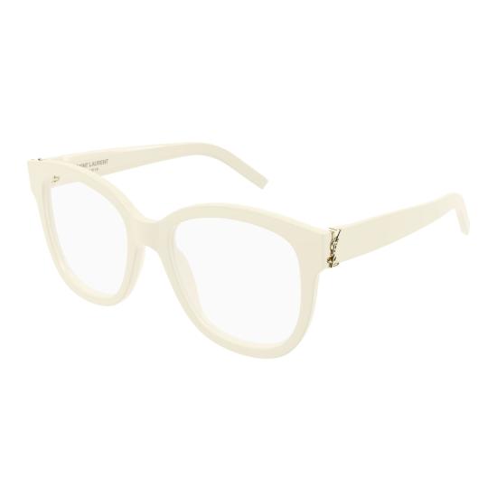 25FW 생로랑 안경 SL M97 006 IVORY IVORY TRANSPARENT - SAINT LAURENT