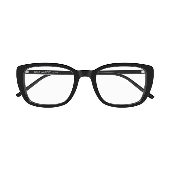 25FW 생로랑 안경 SL 776 001 BLACK BLACK TRANSPARENT