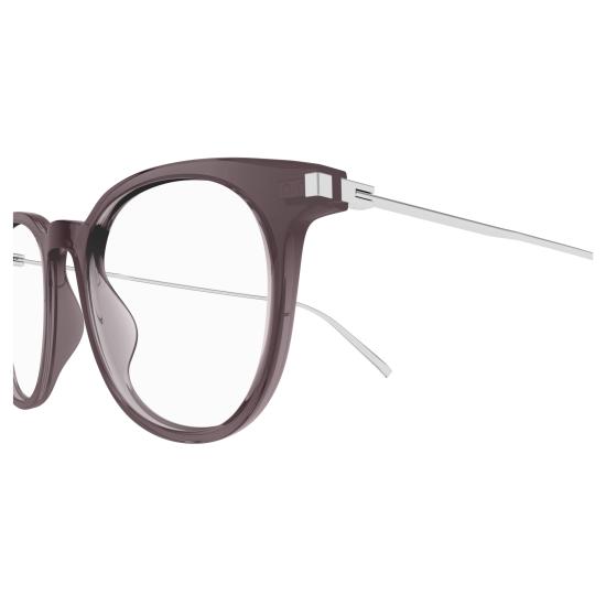 25FW 생로랑 선글라스 SL 579 004 BROWN SILVER TRANSPARENT