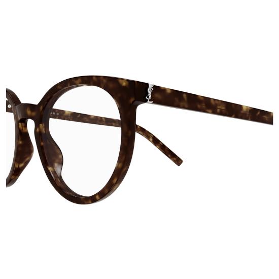 25FW 생로랑 안경 SL M147 002 HAVANA HAVANA TRANSPARENT - SAINT LAURENT