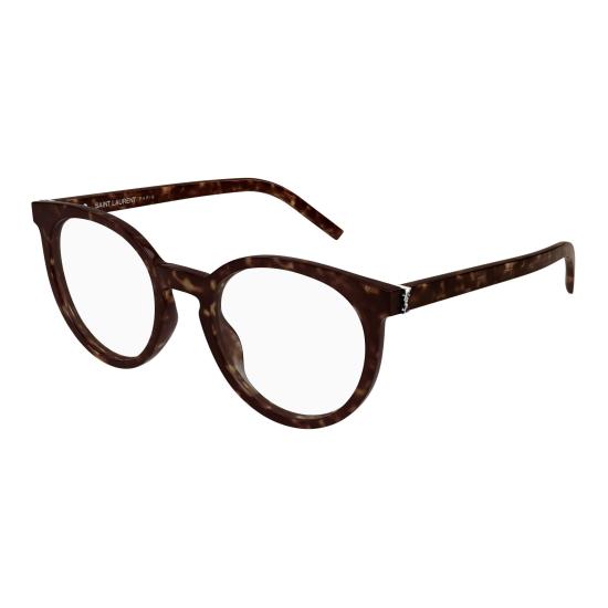 25FW 생로랑 안경 SL M147 002 HAVANA HAVANA TRANSPARENT - SAINT LAURENT