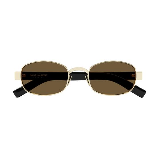 25FW 생로랑 선글라스 SL 706 001 GOLD BLACK BROWN - SAINT LAURENT